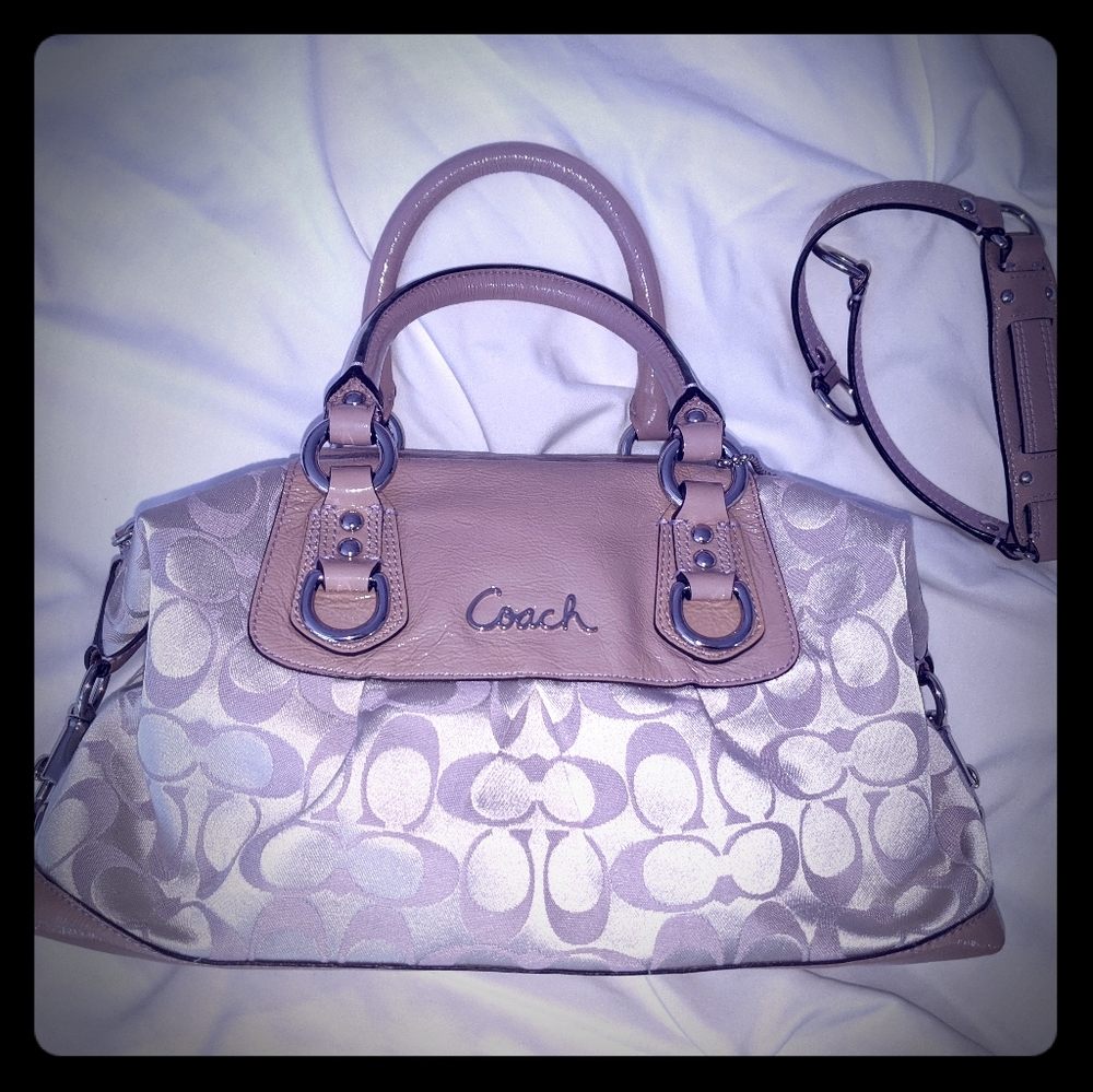 Coach Ashley Signature Sateen Satchel Bag